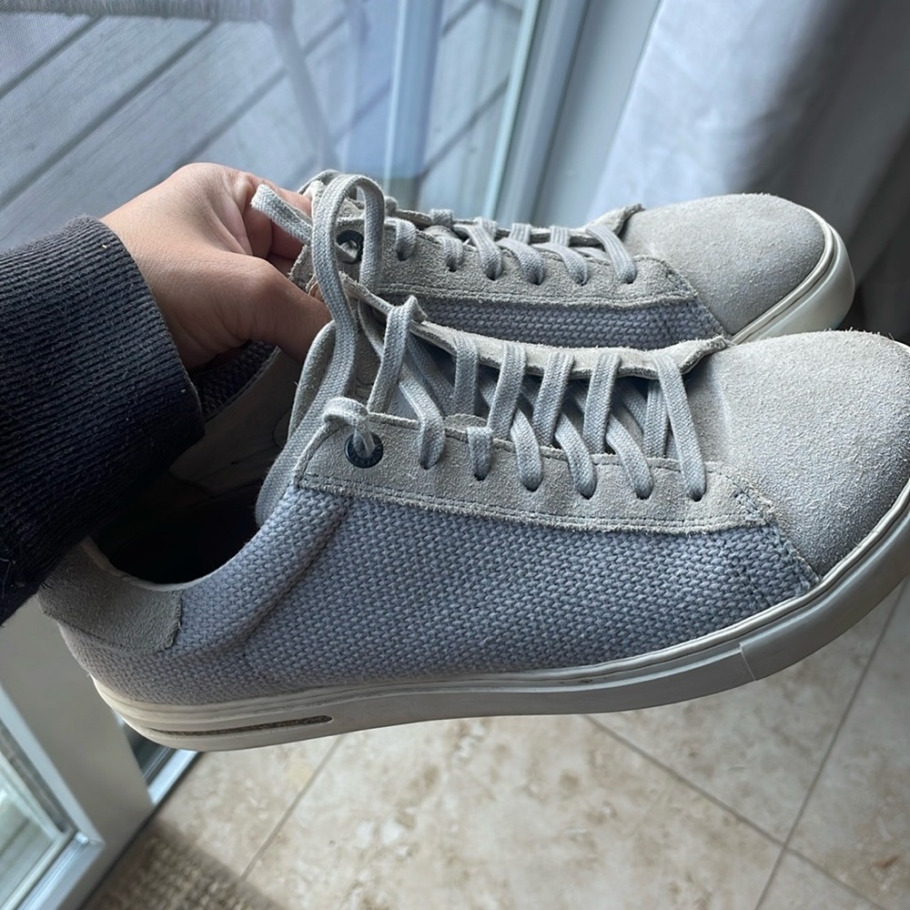 Birkenstock Bend Low Canvas Suede Sneaker Shoe Size 41